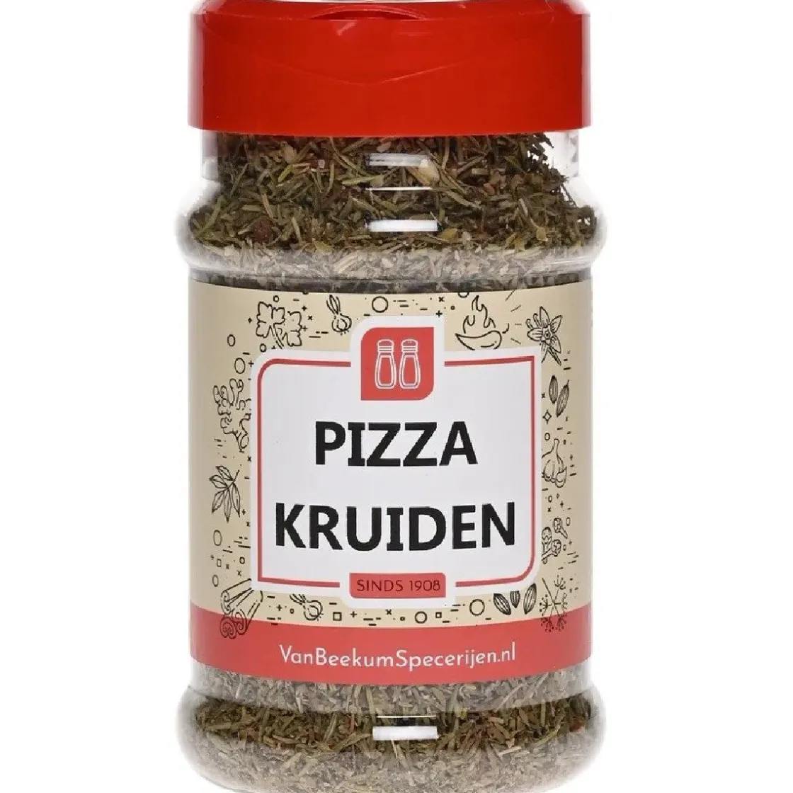 Van Beekum Pizza Kruiden 60g* Kruiden En Specerijen