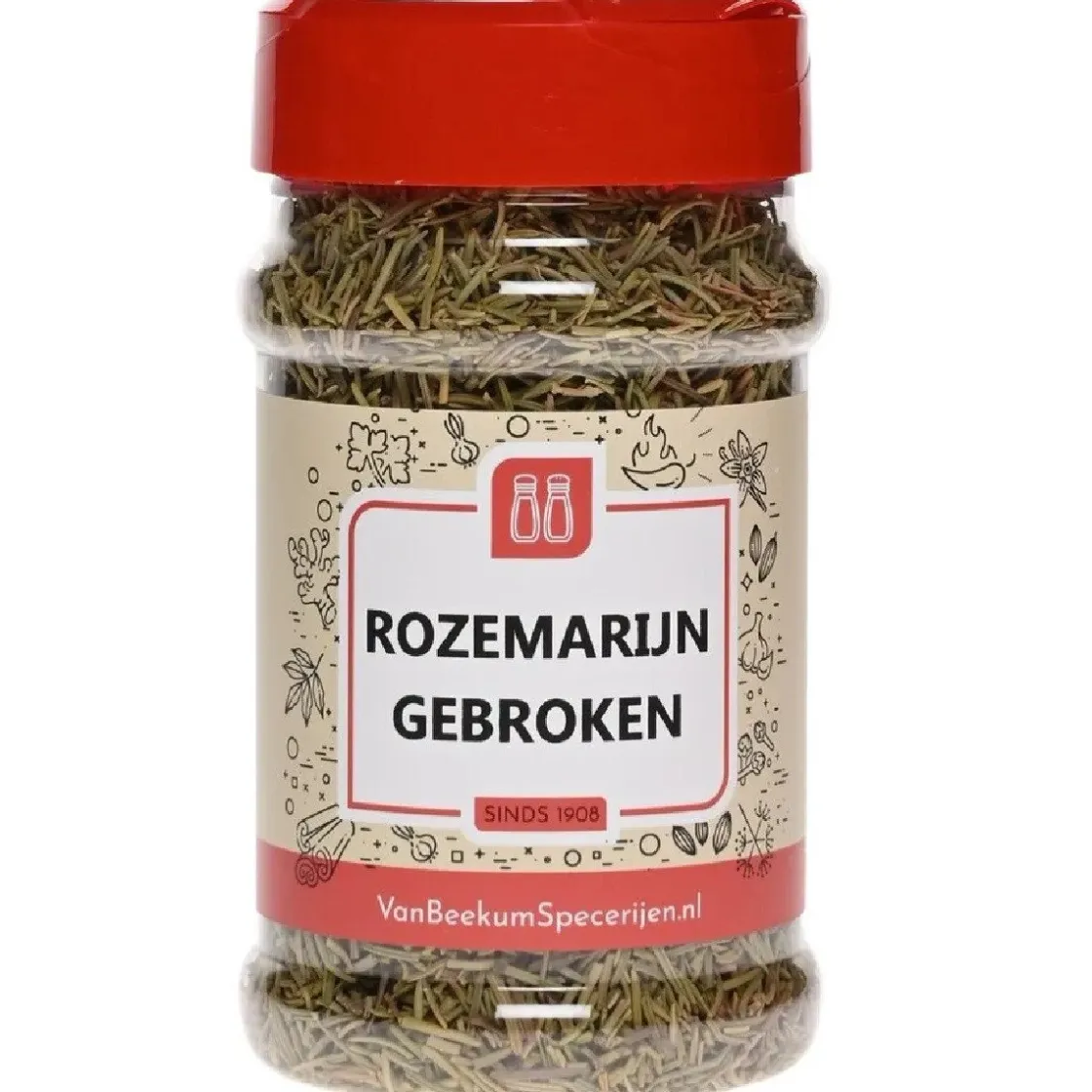 Van Beekum Rozemarijn Gebroken 70g* Kruiden En Specerijen