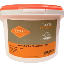 Vavco Kaneel Taste Chunks Hard 5mm 2kg* Smaakstoffen
