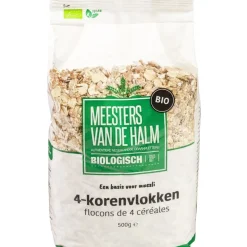 De Halm Vier Korenvlokken Biologisch 500g* Zaden, Granen, Noten En Vruchten