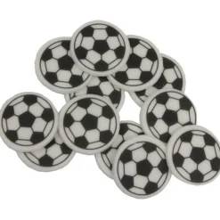 Overig Voetbalschildje Suiker Ø25mm 288st.* Figuur Decoraties