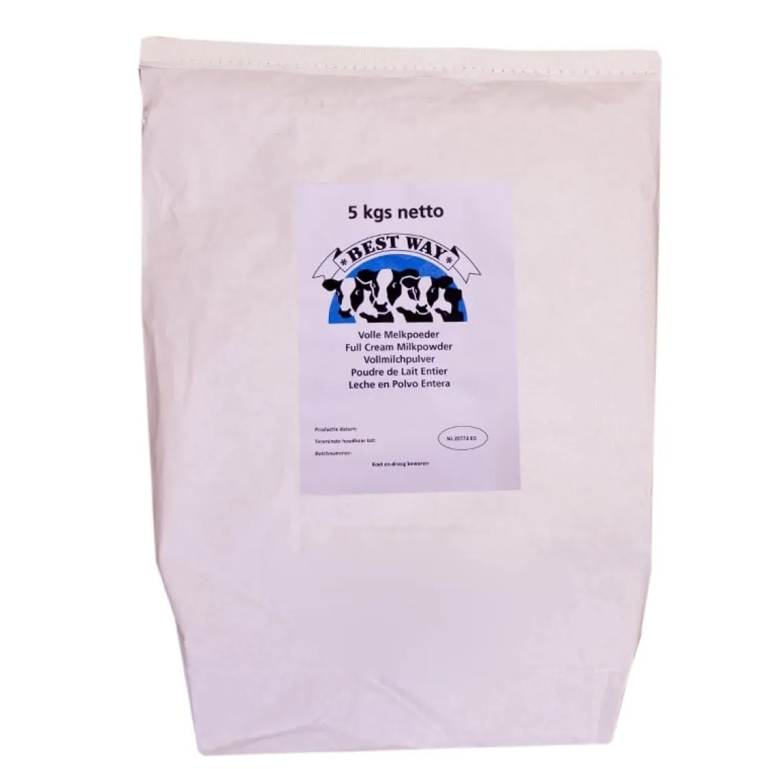Best Way Volle Melkpoeder 5kg* Slagroom En Melkpoeders|Hulpstoffen
