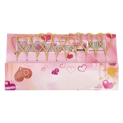 Overig Vuurwerk Sterretjes Hartvorm Goud 10st.* Ijsprikkers|Kaarsjes En Vuurwerk