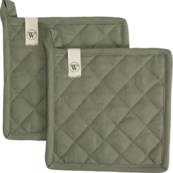 Walra Pannenlap Legergroen Set/2* Ovenwanten En Handschoenen