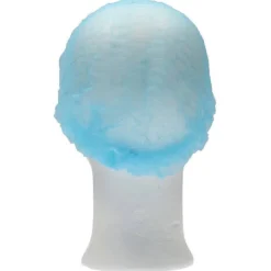 CMT Wegwerpmuts Blauw 100st. 53cm.* Hoofddeksels