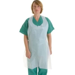 Wegwerpschort Wit Waterdicht 100st.* Schorten En Sloven