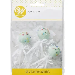 Wilton Cakepops / Lollipop zakjes 11x18 cm 12st* Zakken