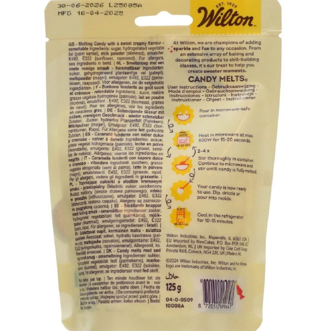Wilton Candy Melts Wit 125g* Candy Melts