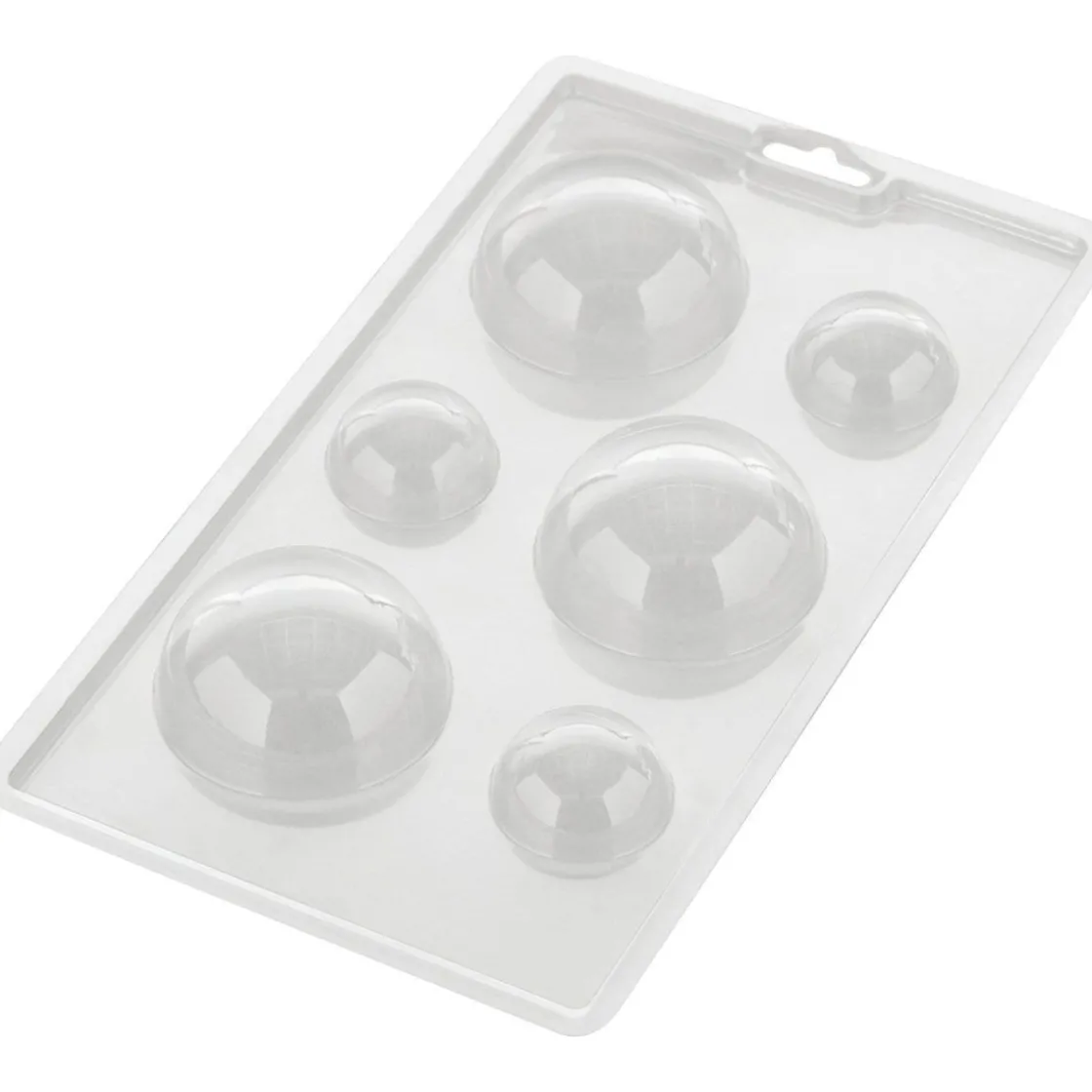 Wilton Chocolade Holvorm Halve Bollen (6x)*** Hol Vormen