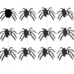 Wilton Cupcake Toppers Halloween Spinnen 12st* Ijsprikkers|Prikkers En Ringen
