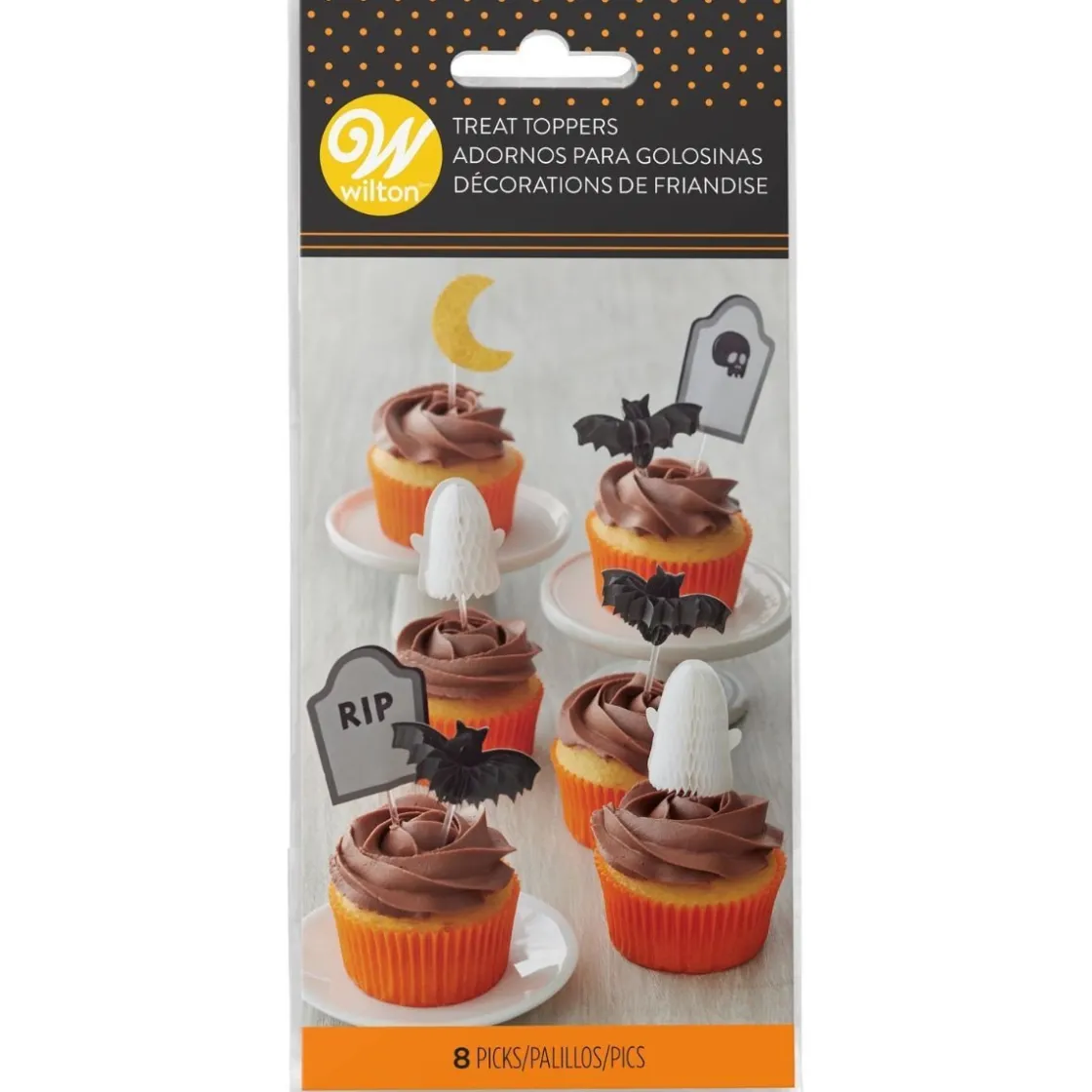 Wilton Cupcake Toppers Halloween 8st* Ijsprikkers|Prikkers En Ringen