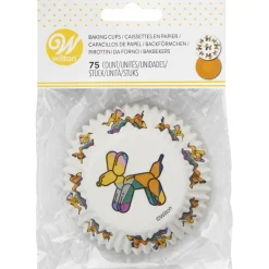 Wilton Cupcake Vormpjes Ballon Hond 75st*** Bakvormen Papier