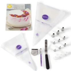 Wilton DIY Taartdecoratie Set*** Spuitzakken|Spuitmondjes