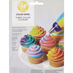 Wilton Drie kleuren Spuitjesadapter* Spuitmondjes