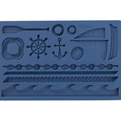 Wilton Fondant & Gum Paste Mal Nautical (Scheepvaart)* Molds