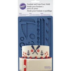 Wilton Fondant & Gum Paste Mal Nautical (Scheepvaart)* Molds