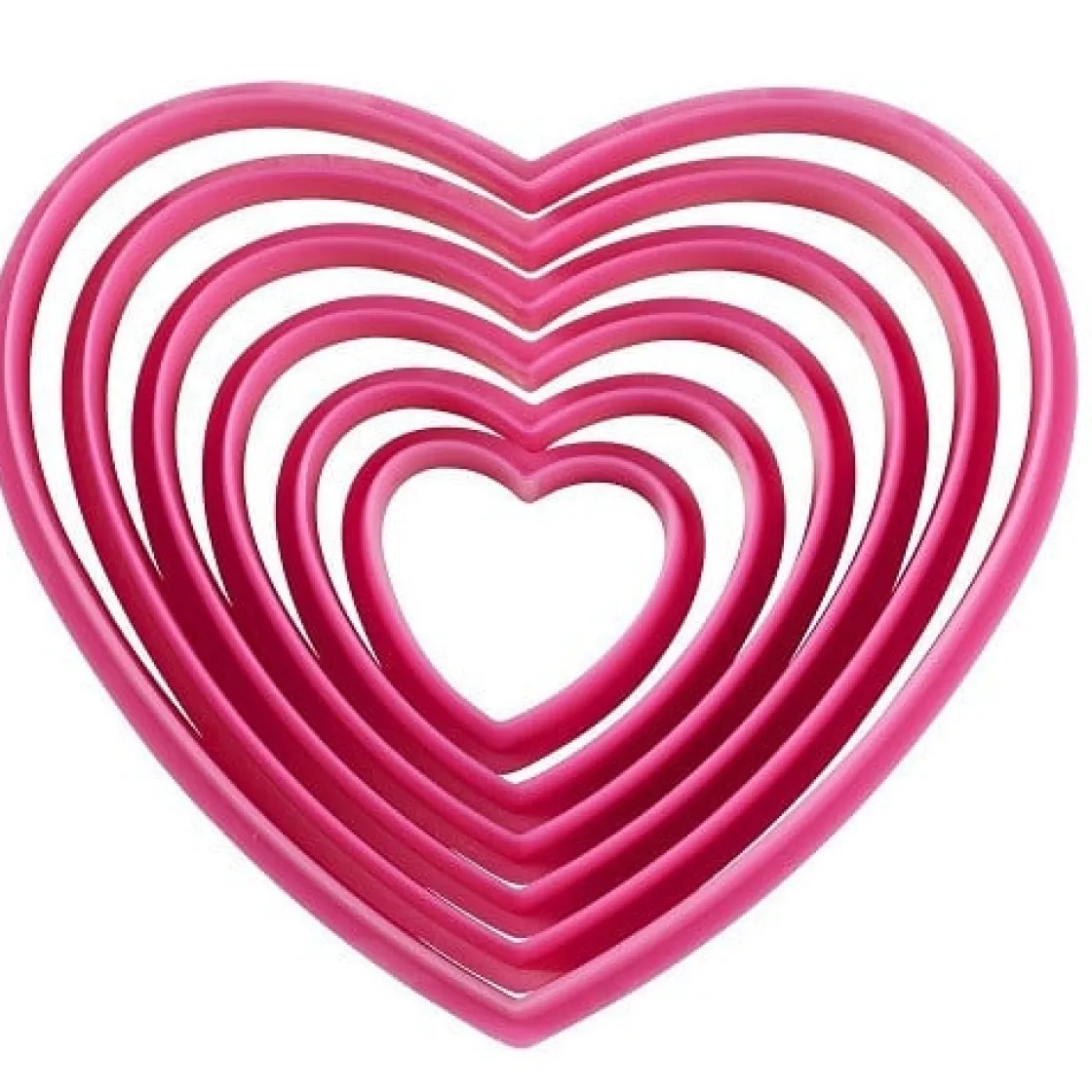 Wilton Hartjes Koekjesuitsteker Glad Set/6* Figuur Stekers