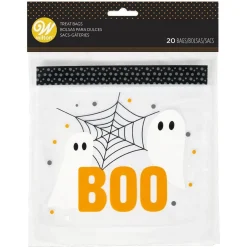 Wilton Hersluitbare Traktatiezakjes Halloween Boo 20st* Zakken