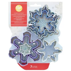 Wilton Koekjes Uitstekerset Sneeuwvlokken 7 stuks* Figuur Stekers