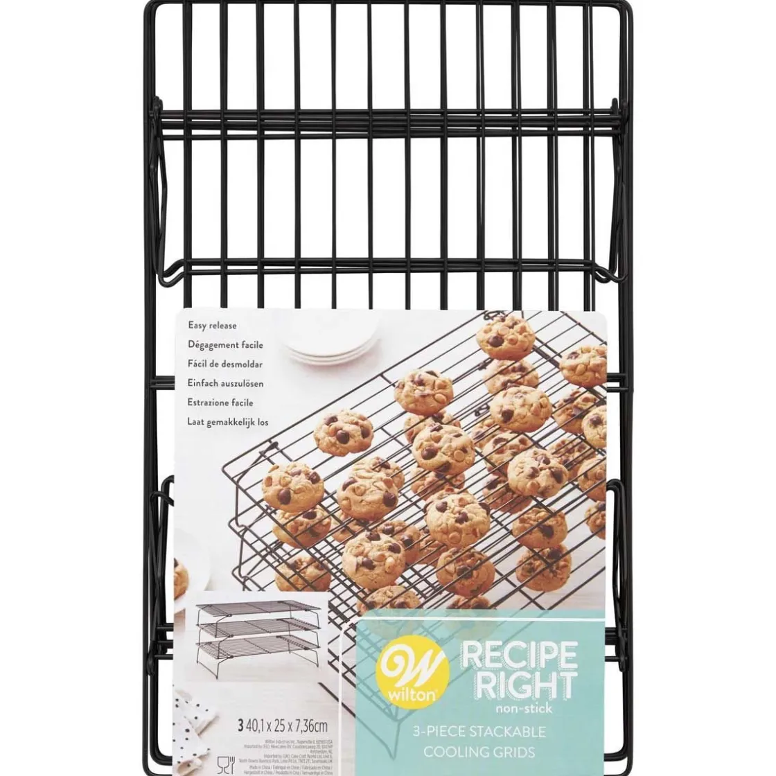 Wilton Koel / Druip Rek 3 etages 40,3x25,1cm* Bakhulpmiddelen