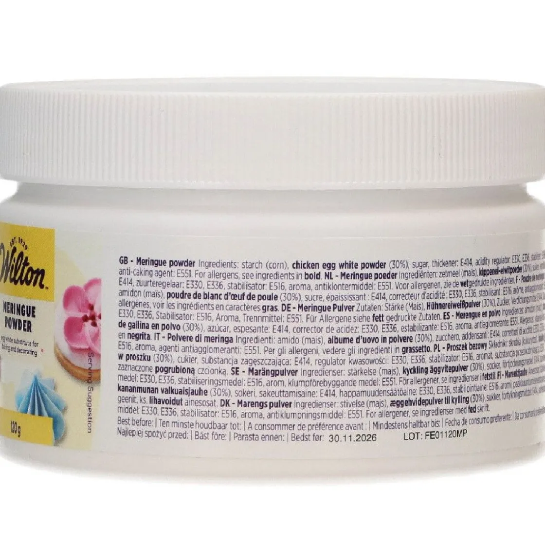 Wilton Meringue Poeder 120g* Dessertmixen|Botercrème En Icing Poeders