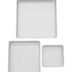 Wilton Performance Taartpan Vierkant 20-35-40cm Set/3* Vierkante Bakvormen