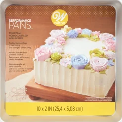 Wilton Performance Taartpan Vierkant 25x25x5cm* Vierkante Bakvormen