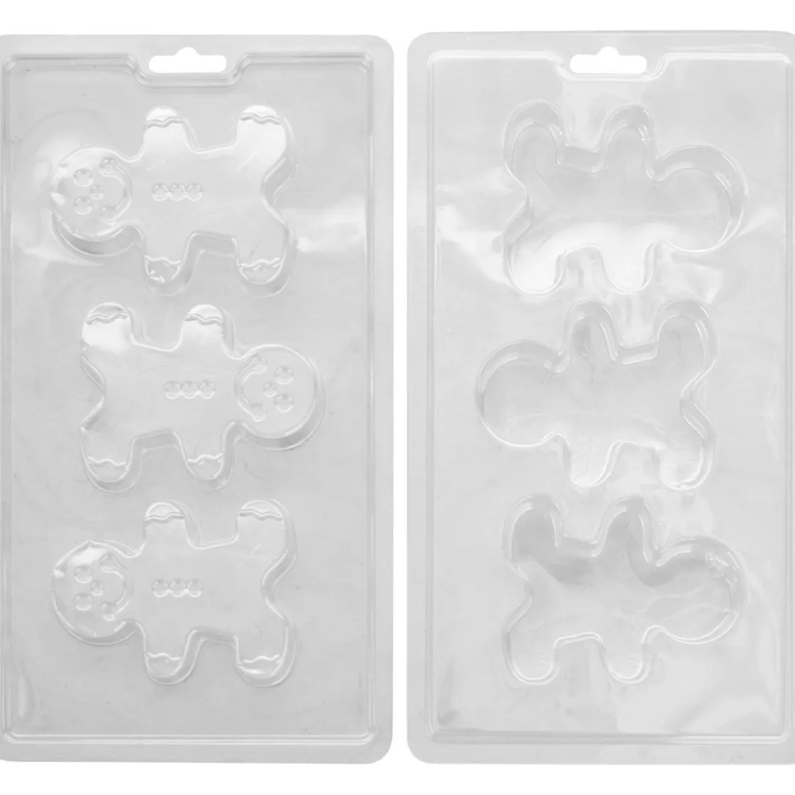 Wilton Plastic Bonbonvorm Choco Bomb Gingerbread Set/2* Figuur Mallen