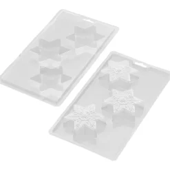 Wilton Plastic Bonbonvorm Choco Bomb Sneeuwvlok Set/2* Figuur Mallen