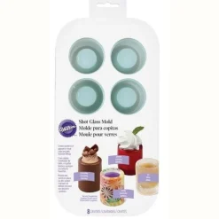 Wilton Siliconen Bakvorm Shotglaasjes (8)* Ijs En Dessert Vormen|Bakvormen Siliconen