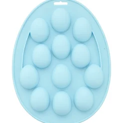 Wilton Siliconen Bakvorm Ei (12)* Bakvormen Siliconen|Ijs En Dessert Vormen