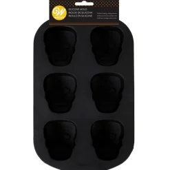 Wilton Siliconen Bakvorm Schedel (6)* Bakvormen Siliconen|Ijs En Dessert Vormen