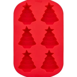 Wilton Siliconen Bakvorm Kerstboom (6)* Ijs En Dessert Vormen|Bakvormen Siliconen