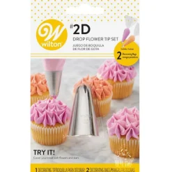 Wilton Spuitmondje #2D en Spuitzakken Set/3* Spuitmondjes
