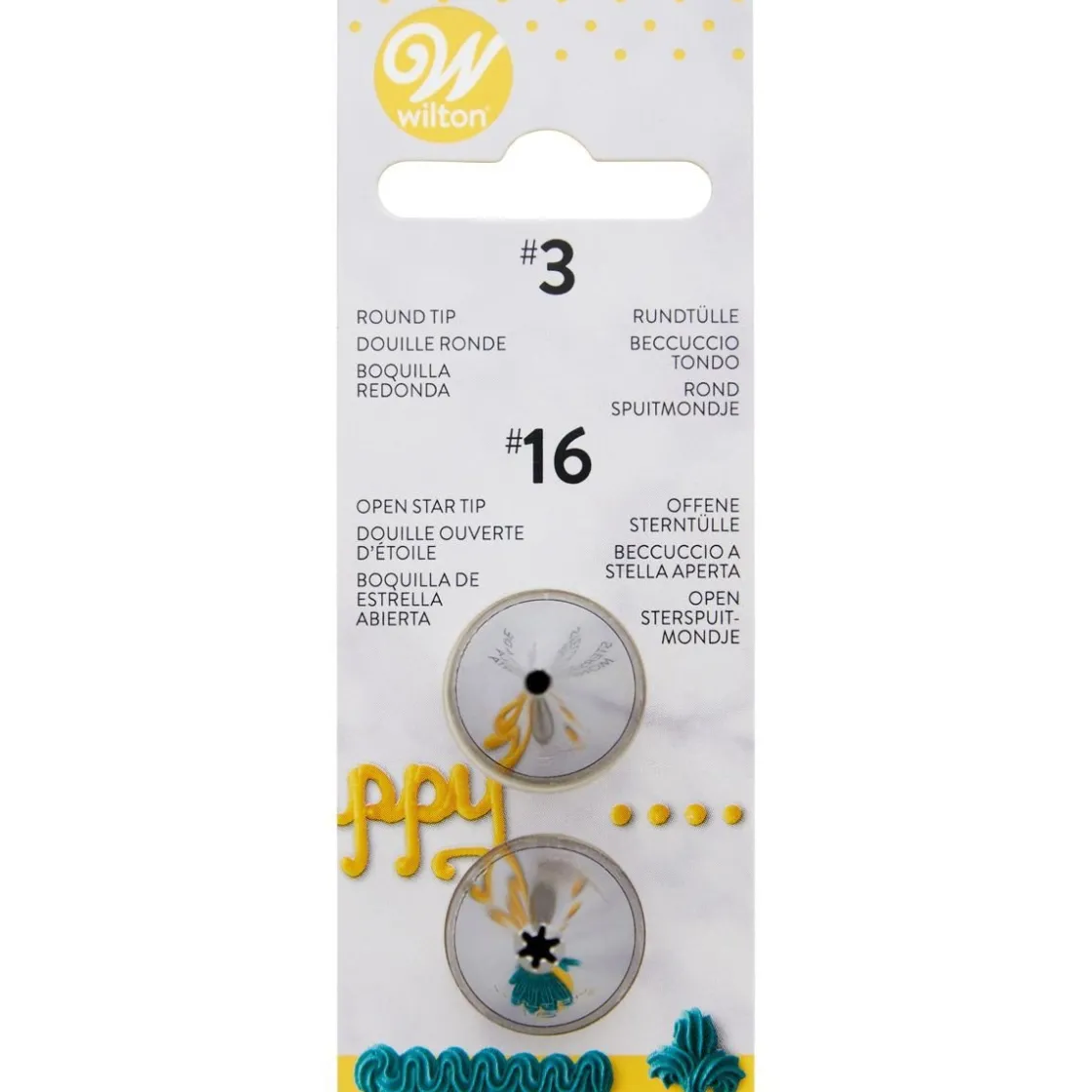 Wilton Spuitmondjes Set #003 #016* Spuitmondjes