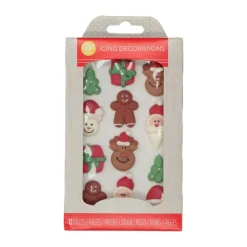 Wilton Suikerdecoratie Kerst 12st.* Figuur Decoraties