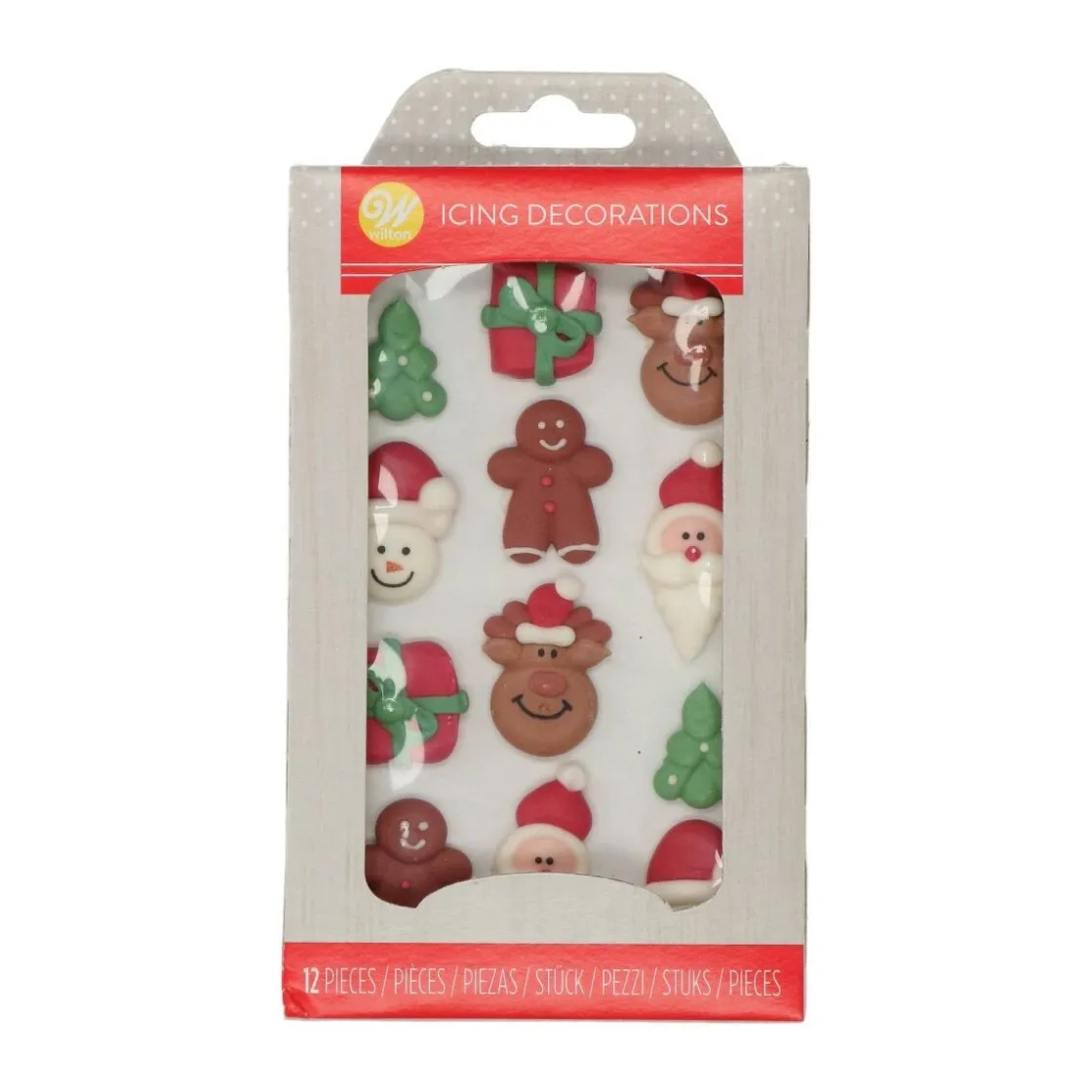 Wilton Suikerdecoratie Kerst 12st.* Figuur Decoraties