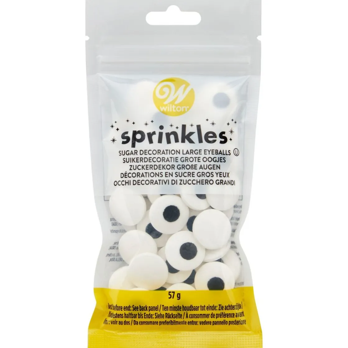 Wilton Suikerfiguren Grote Oogjes 57g (Ø19mm)* Figuur Decoraties