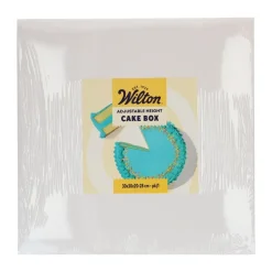 Wilton Taartdoos Verstelbare Hoogte 30x30x20-28cm* Taartdozen
