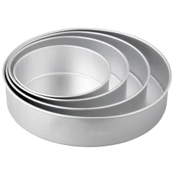 Wilton Taartpan Rond 7,5cm(h) Set/4* Ronde Bakvormen