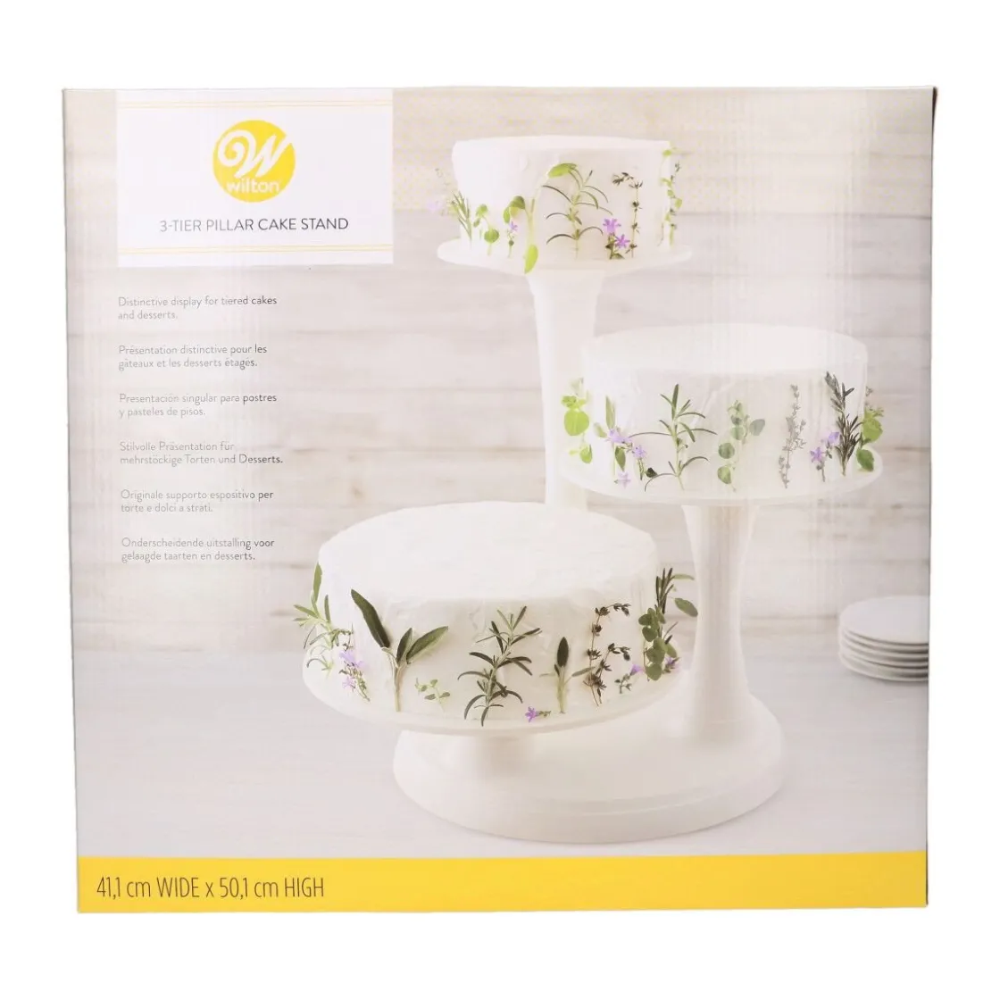 Wilton Taartstandaard 3 Etages Wit* Complete Standaarden