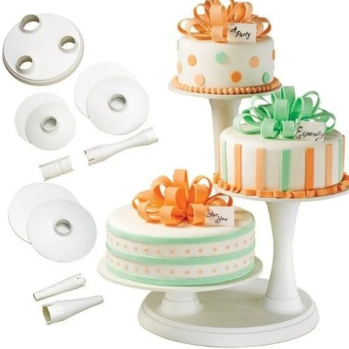 Wilton Taartstandaard 3 Etages Wit* Complete Standaarden