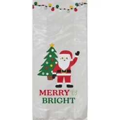 Wilton Traktatiezakjes Kerstman Merry & Bright 20st* Chocolade Verpakkingen|Zakken