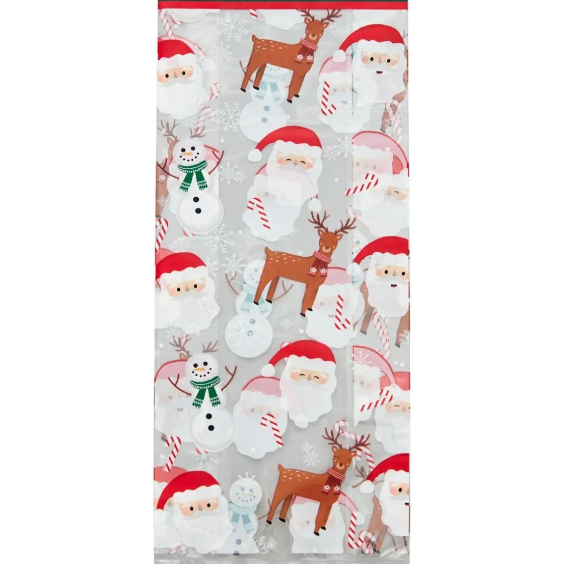 Wilton Traktatiezakjes Kerstman-Sneeuwpop-Rendier 20st* Chocolade Verpakkingen|Zakken