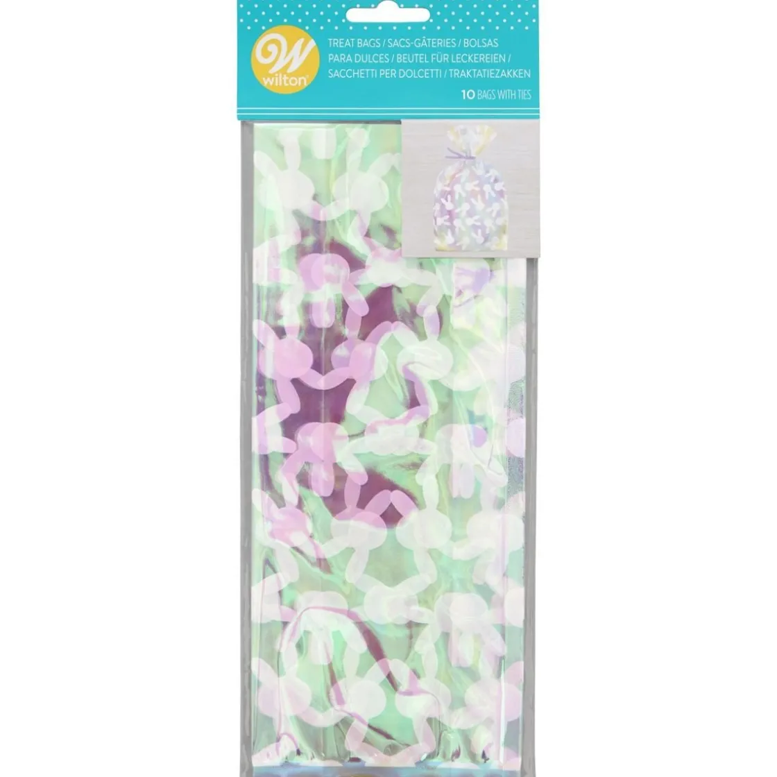 Wilton Traktatiezakjes Konijn 10st*** Chocolade Verpakkingen|Zakken