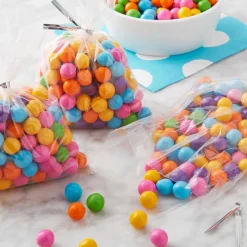 Wilton Traktatiezakjes Transparant 10x24cm 50st* Zakken