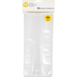 Wilton Traktatiezakjes Transparant 10x24cm 150st* Zakken