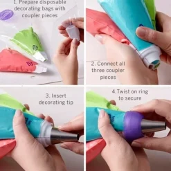 Wilton Trio Spuitmondjesset set/9* Spuitmondjes