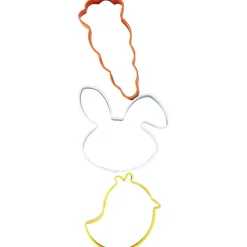 Wilton Uitsteker Pasen Kuiken/Konijn/Wortel Set/3* Figuur Stekers