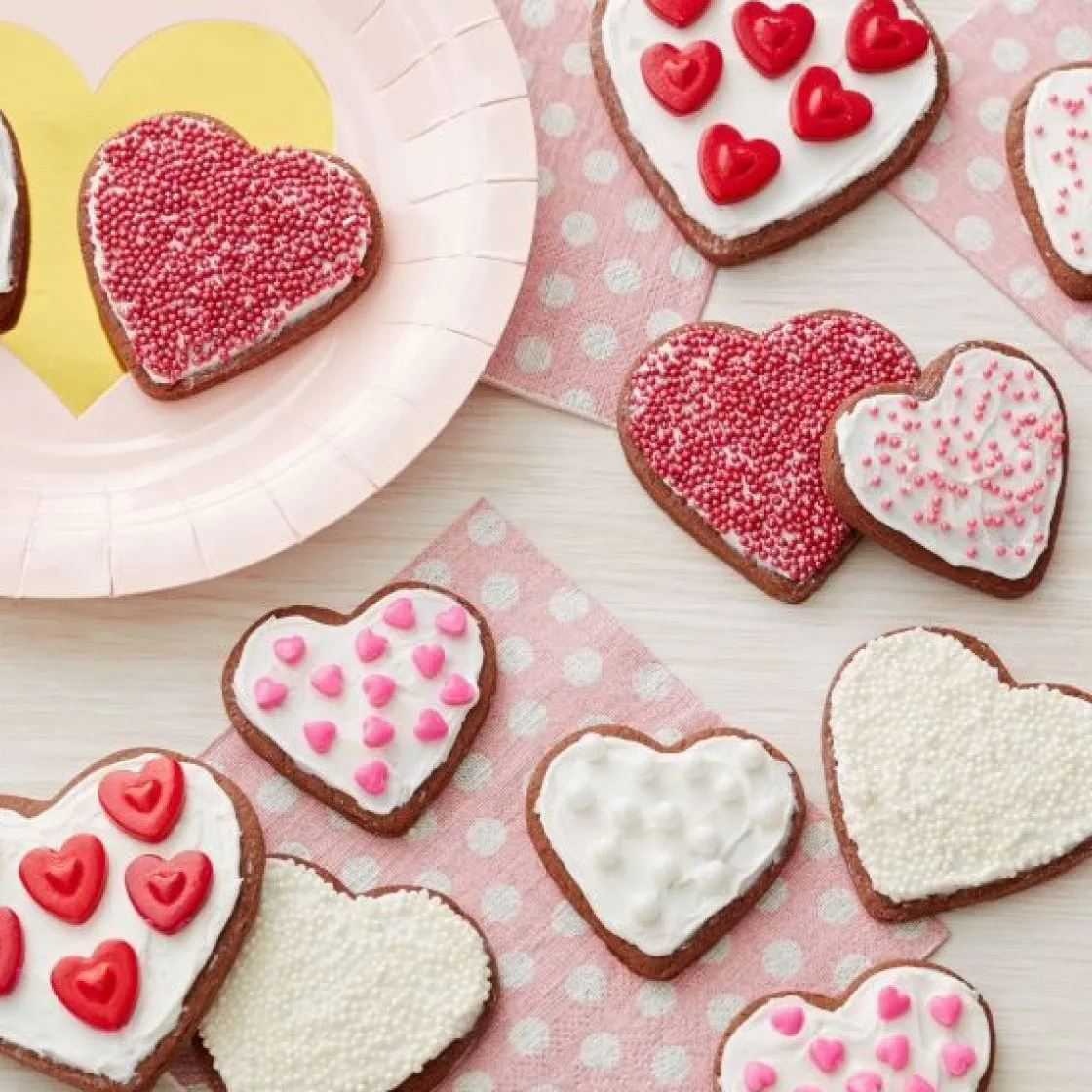 Wilton Uitstekers Hart Dubbelzijdig Set/6* Figuur Stekers